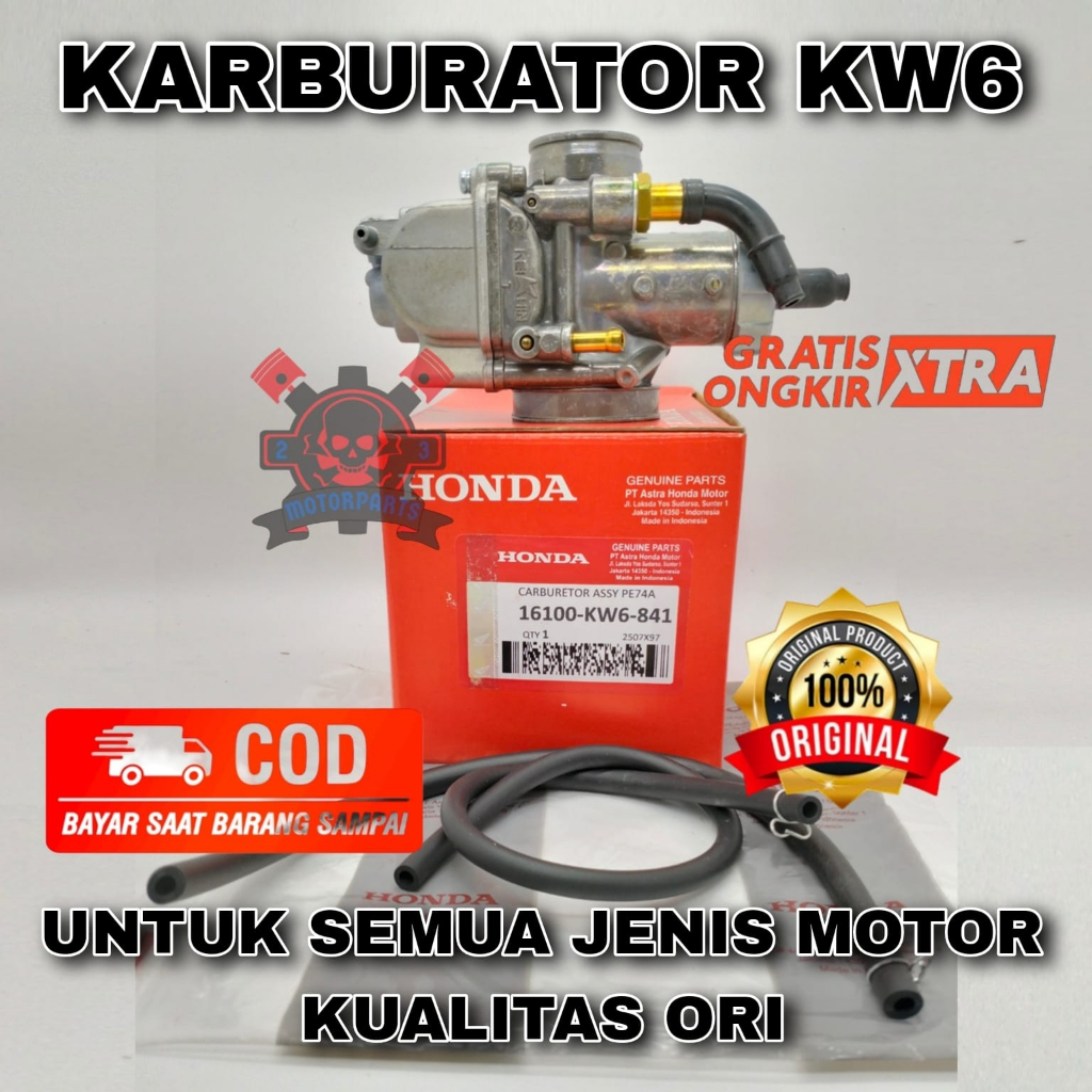 Karburator Honda KW6 Carburator NSR 150R NSR 150SP NSR 150RR Karbu Kualitas Asli Original AHM