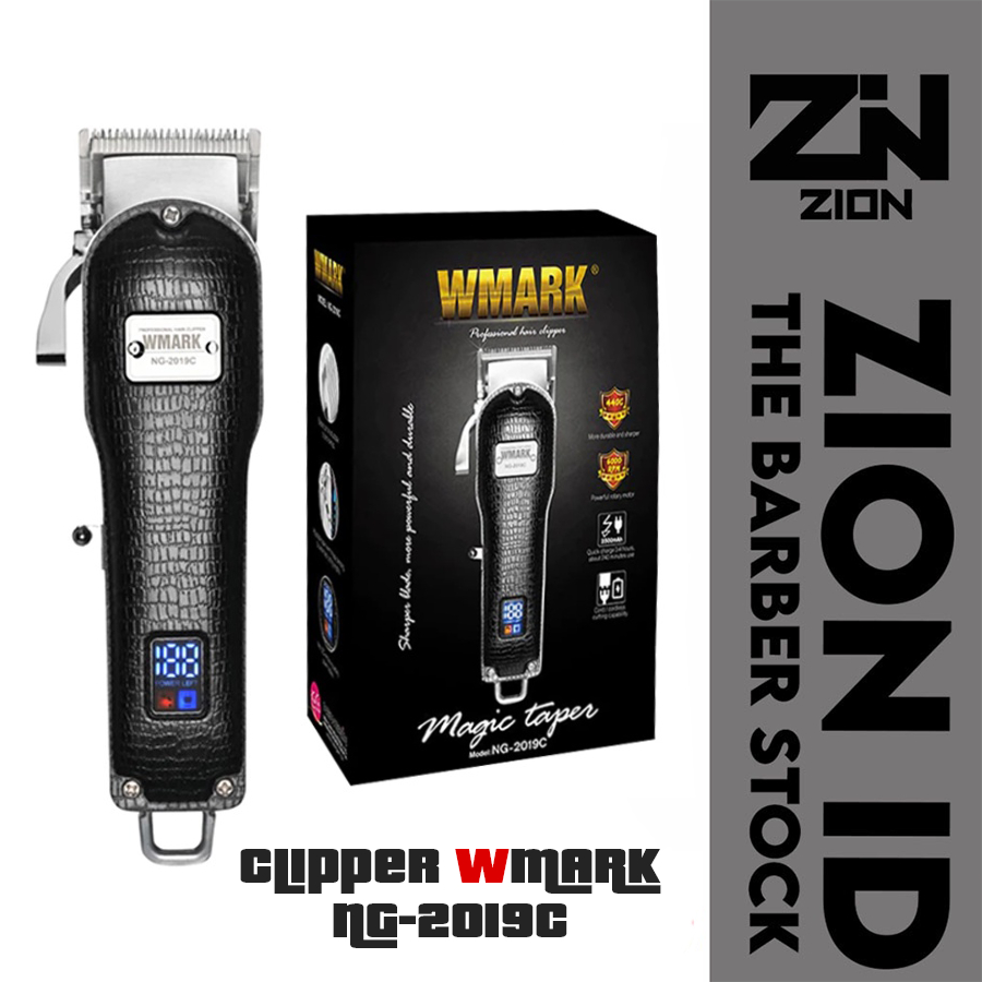 ZION ID | Mesin cukur WMARK NG-2019C Professional Electric Rechargeable Hair Clipper Wmark NG-2019C