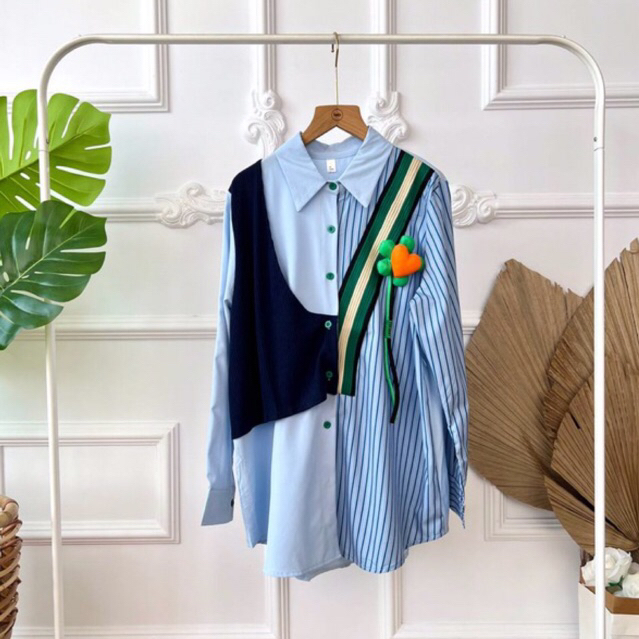 [GROSIR] JR1209 - SCOTTY BLOUSE + BROS (4pcs @ Rp 135.000)