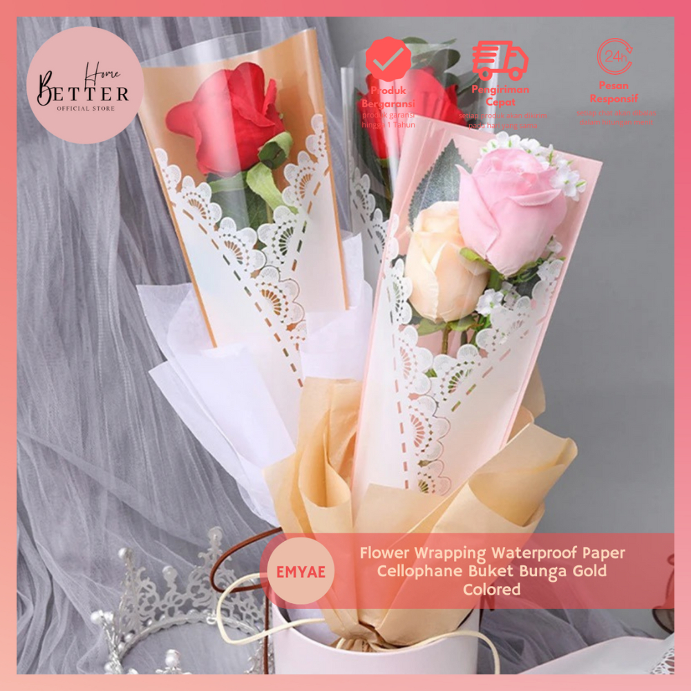 Better Home - Wrapping Plastik Mini Bucket Bunga Packaging Bag Flower EMYDF