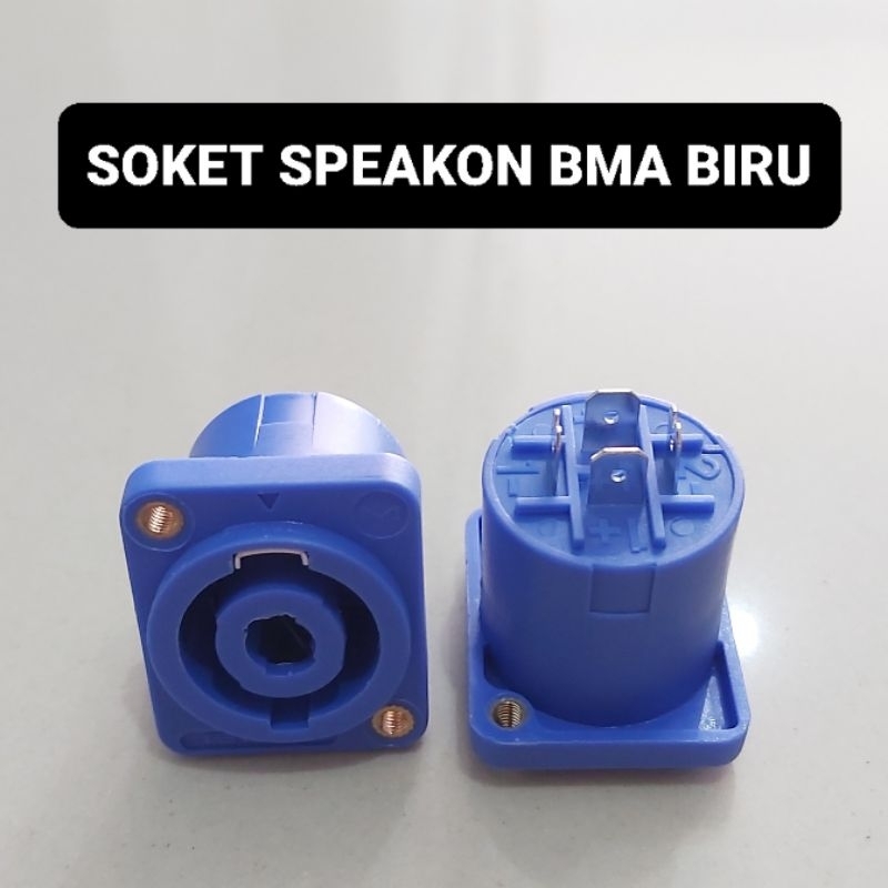 BMA Soket Speakon Lubang Spikon Spicon Lobang Cover Female Kontra