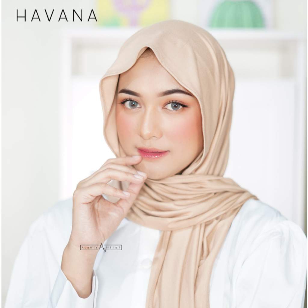 [Beli 2 Lebih Murah] Alawiyahijab - Hema Shawl Oval ( Pashmina Kaos Rayon Oval Grade A Alawiyahijab )