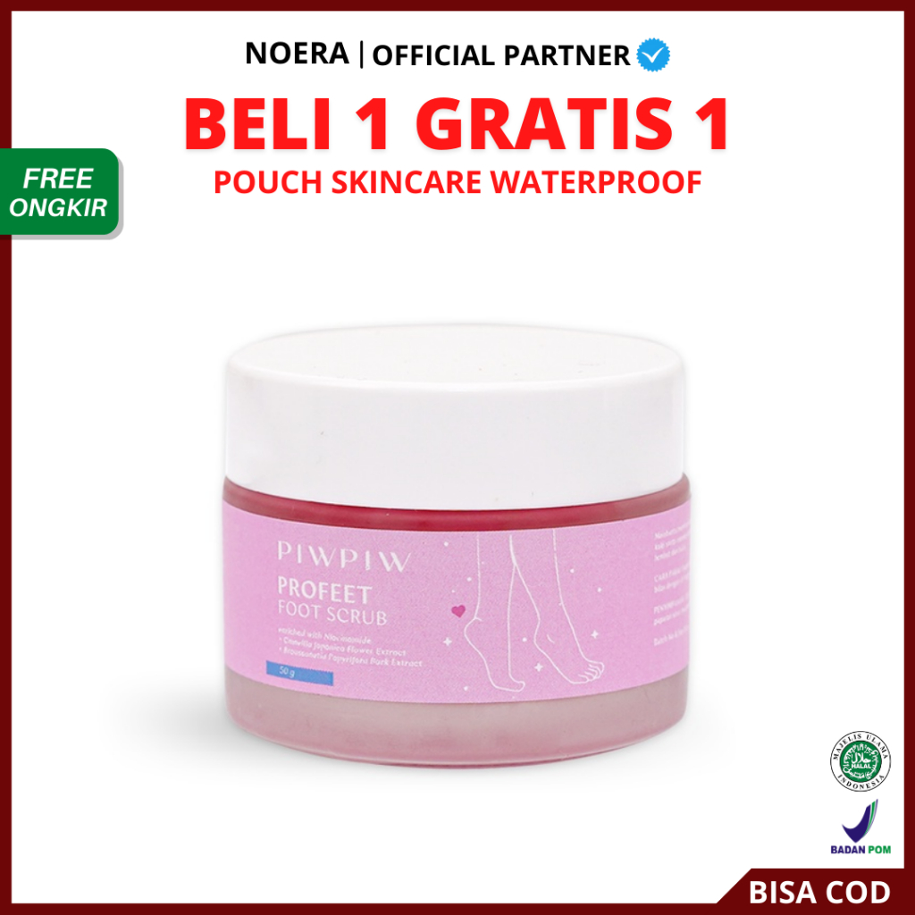 [ Agen Resmi ] PIW PIW Foot Scrub - Merawat Kaki Pecah Pecah Pengangkat Sel Kulit Mati