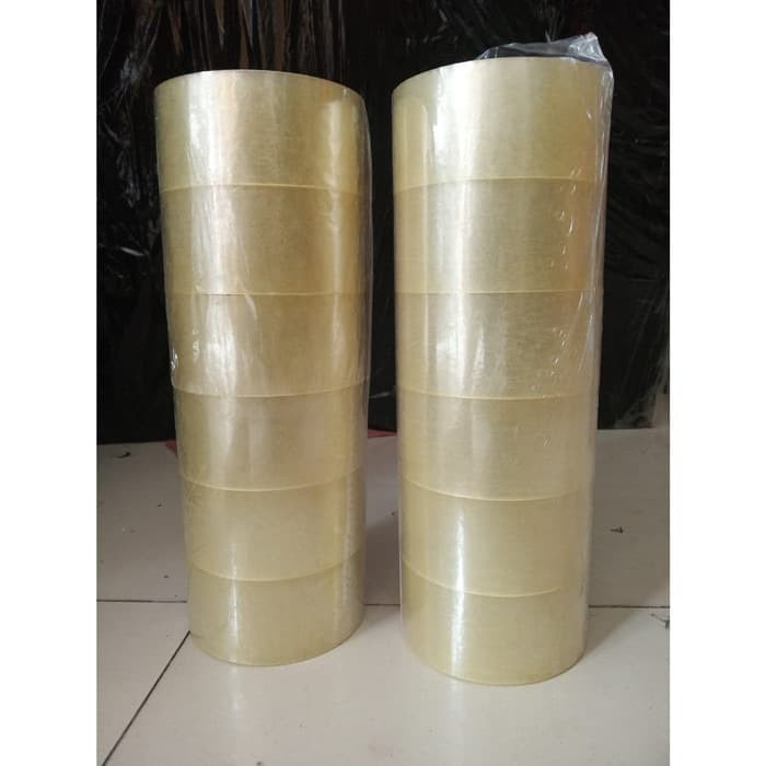 

Lakban/Isolasi/Solasi Bening 45mm 90 yard isi 6 Roll