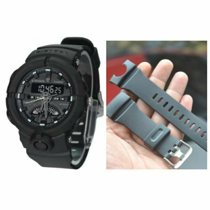 Strap tali jam Casio G-Shock GA-500 GA500 GA 500 Rubber tali jam G-Shock GA-500