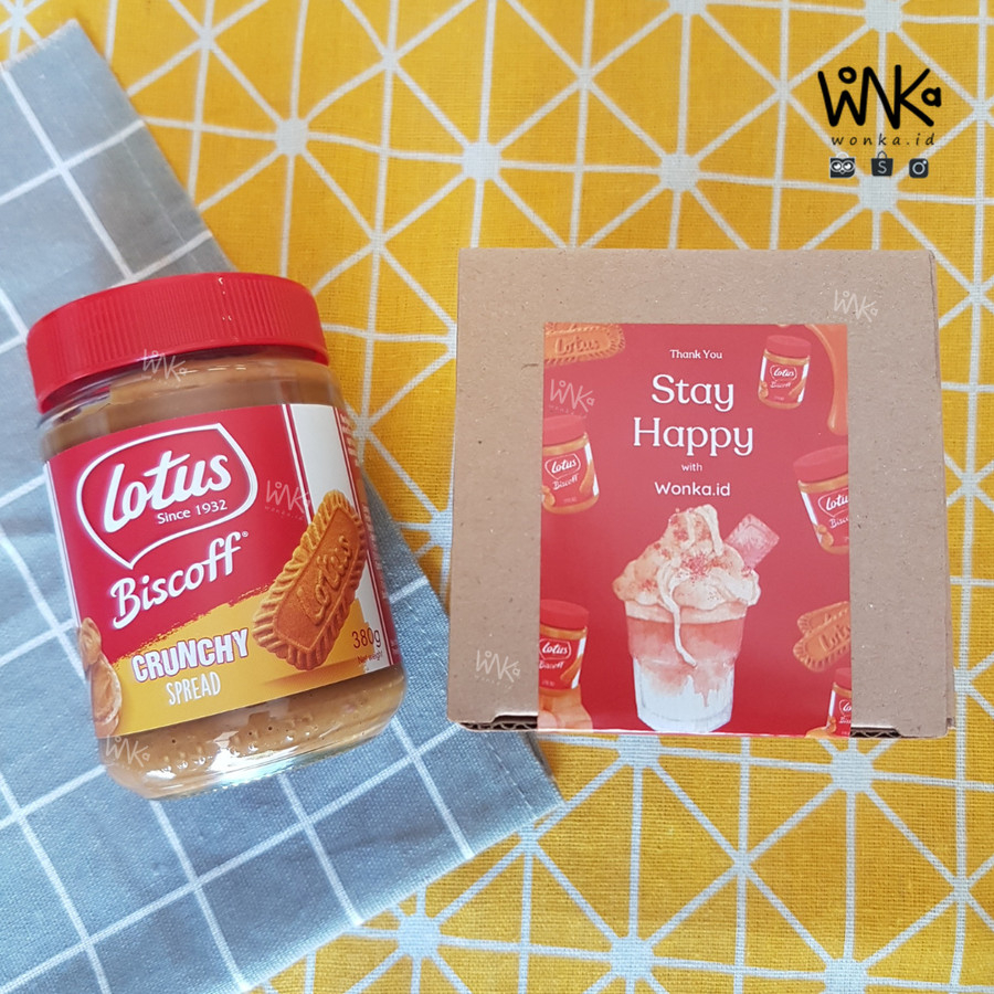Lotus Crunchy Spread - Selai Speculoos 380 gr - EXTRA BOX