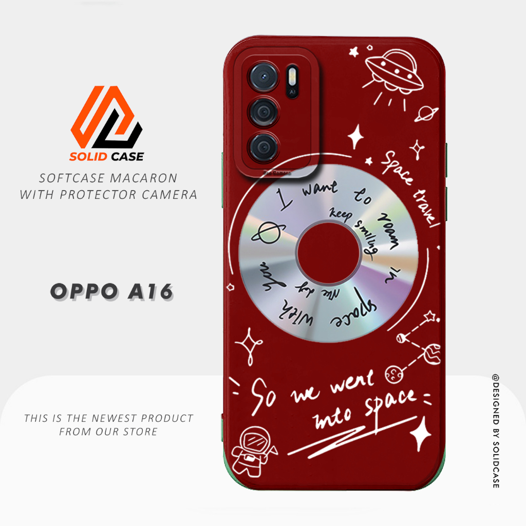Case Oppo A16 - Casing Oppo A16 [CD] Solid Case HP Terbaru 2023 - Softcase Pro Camera - Case Silikon