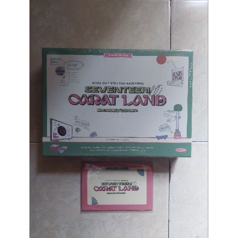 Memory Book Caratland DVD SEVENTEEN membook carland svt photocard pc hoshi dino jun woozi