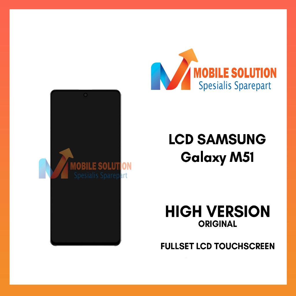 Grosir LCD Samsung Galaxy M51 Touchscreen ORIGINAL 100% Garansi + Packing / Bubbel