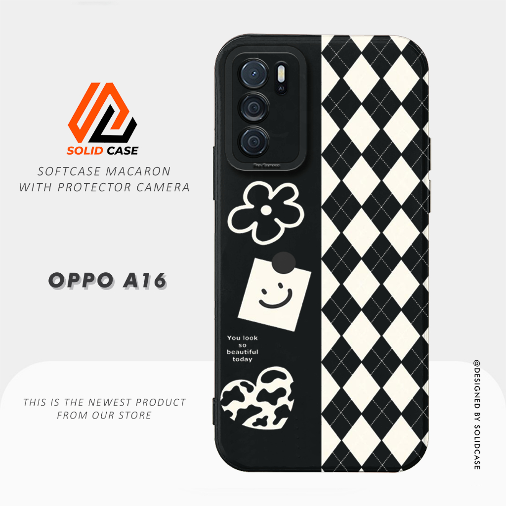 Case Oppo A16 - Casing Oppo A16 [Lucu] Solid Case HP Terbaru 2023 - Softcase Pro Camera - Case Silik