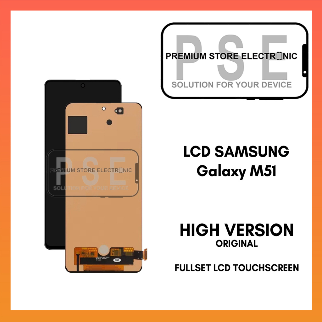 LCD Samsung Galaxy M51 Original Fullset Touchscreen Garansi 1 Bulan