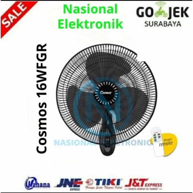 Kipas Angin Cosmos 16WFGR/Kipas Angin Dinding/Kipas Dinding Cosmos 16-WFGR