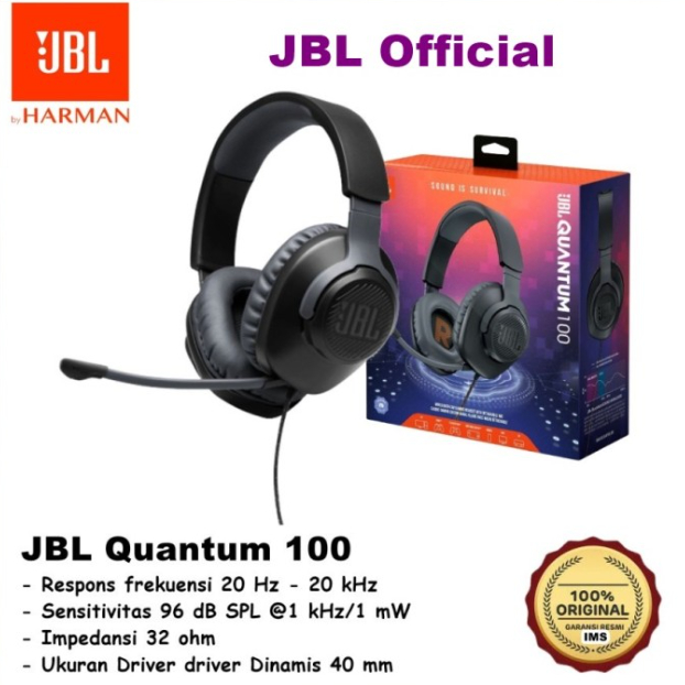 jbl quantum 100 headset original