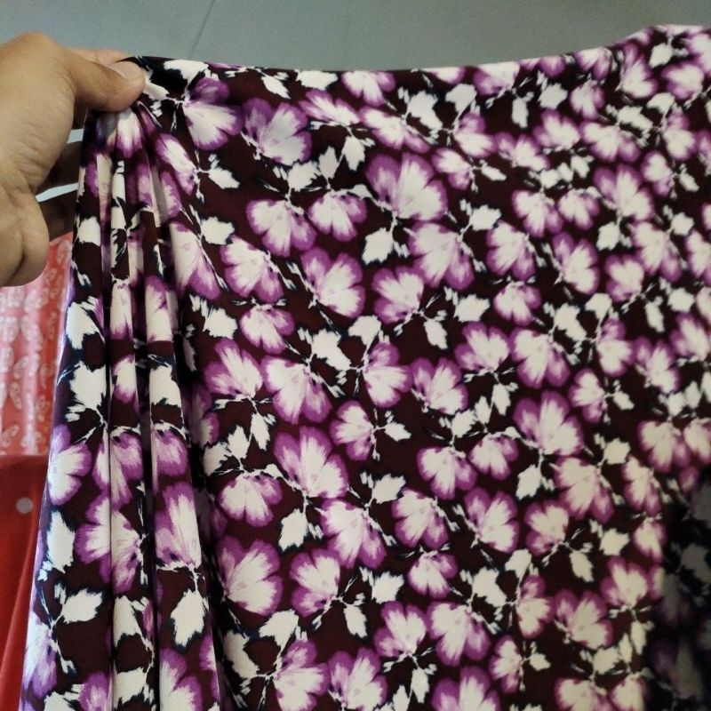 Kain wolfis monalisa - wolfis lembut - kain motif SQ