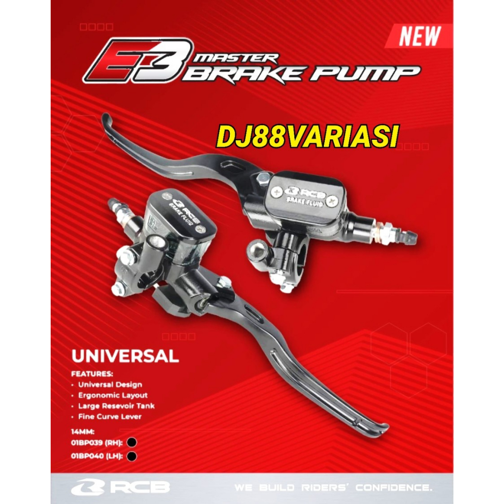 PAKET MASTER REM RCB E3 14MM NMAX PCX150 PCX 160 ADV 150 ADV 160