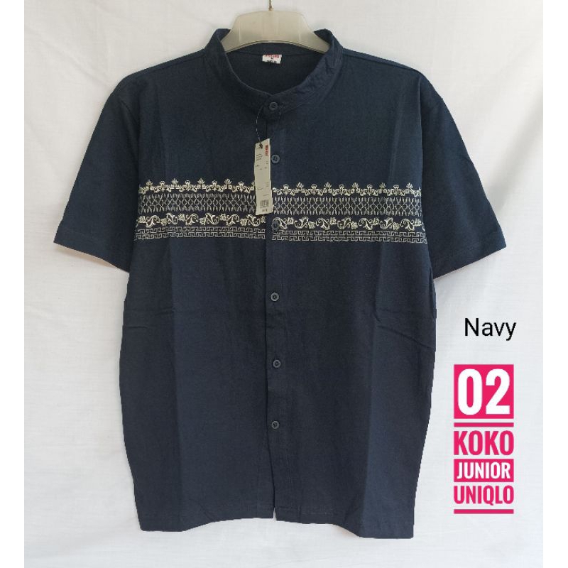 Part 5 Koko Nevada Junior Boy Kemeja Koko Anak Tanggung Uniqlo