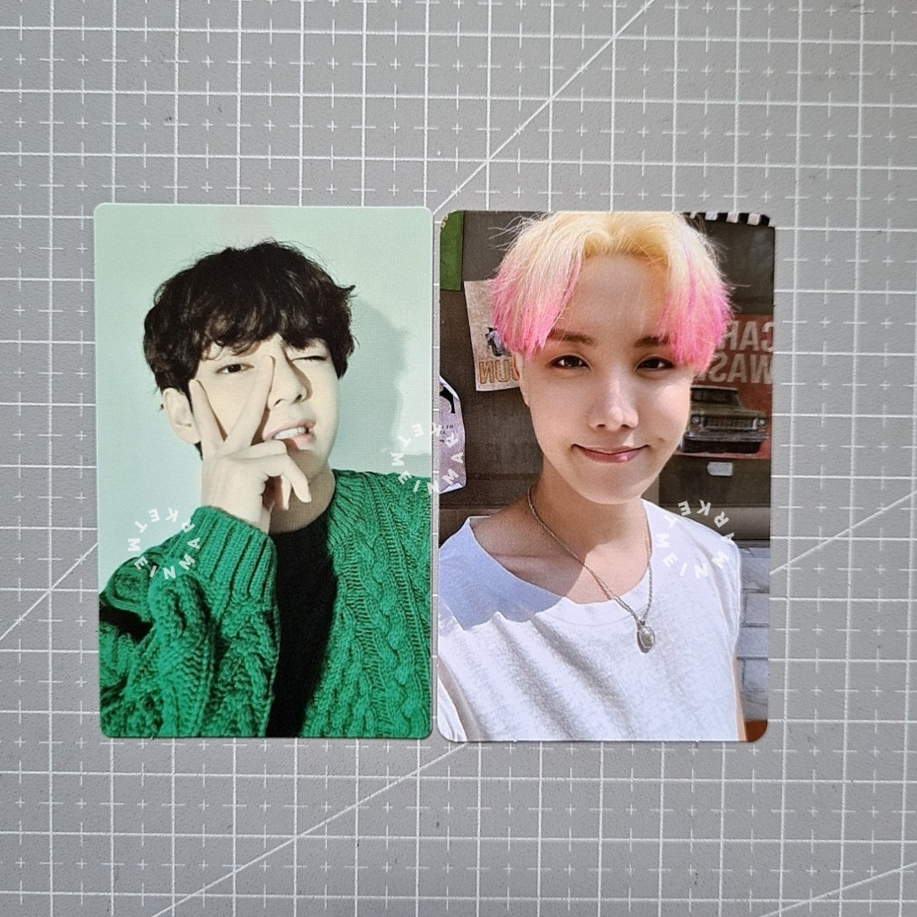 (Damage) Official PC Taehyung BE Essential M2U LD + Jhope Butter POB Weverse LuckyDraw Lucky Draw Be