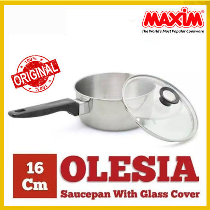 Panci Stainless Saucepan 16 cm Skyline Maxim/Panci Susu Stainless Saucepan 16 cm Skyline Maxim