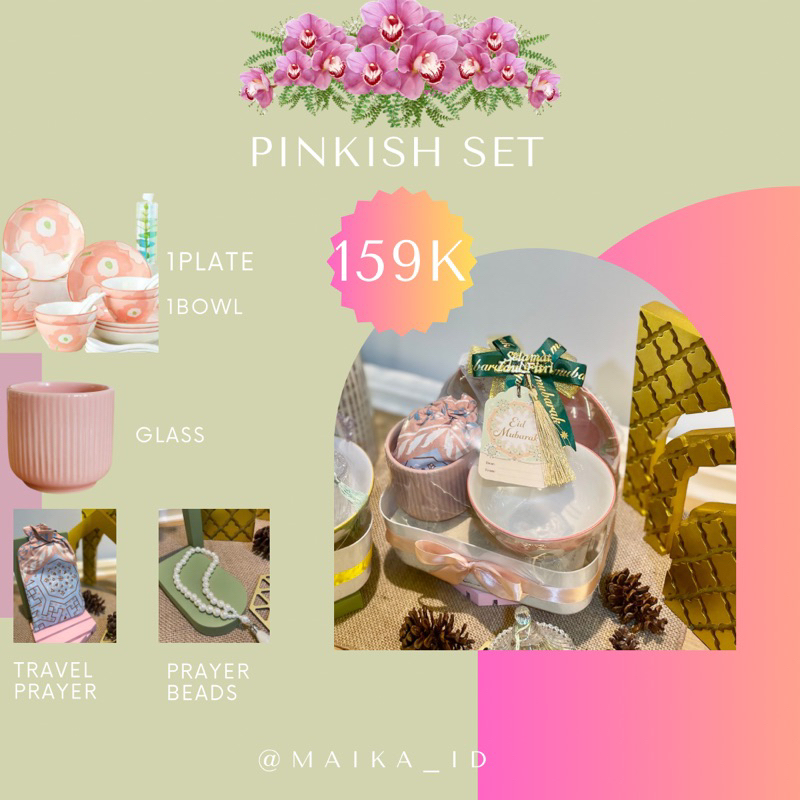 

HAMPERS LEBARAN IDUL FITRI MURAH *PINKISH SET*