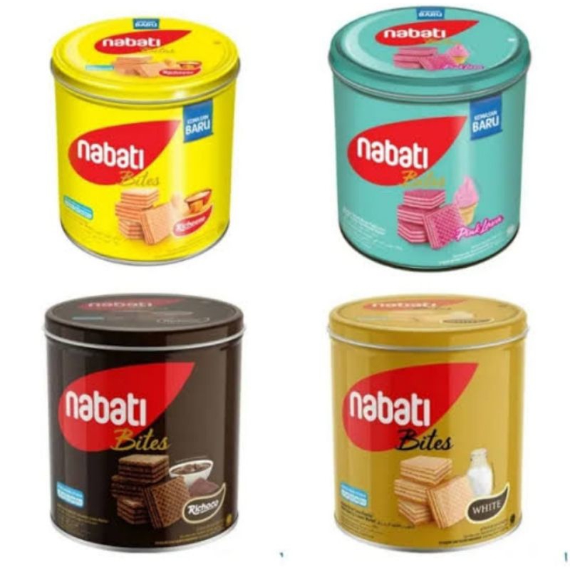 

Nabati Wafer Rechese Keju & Coklat Kaleng 287 gr