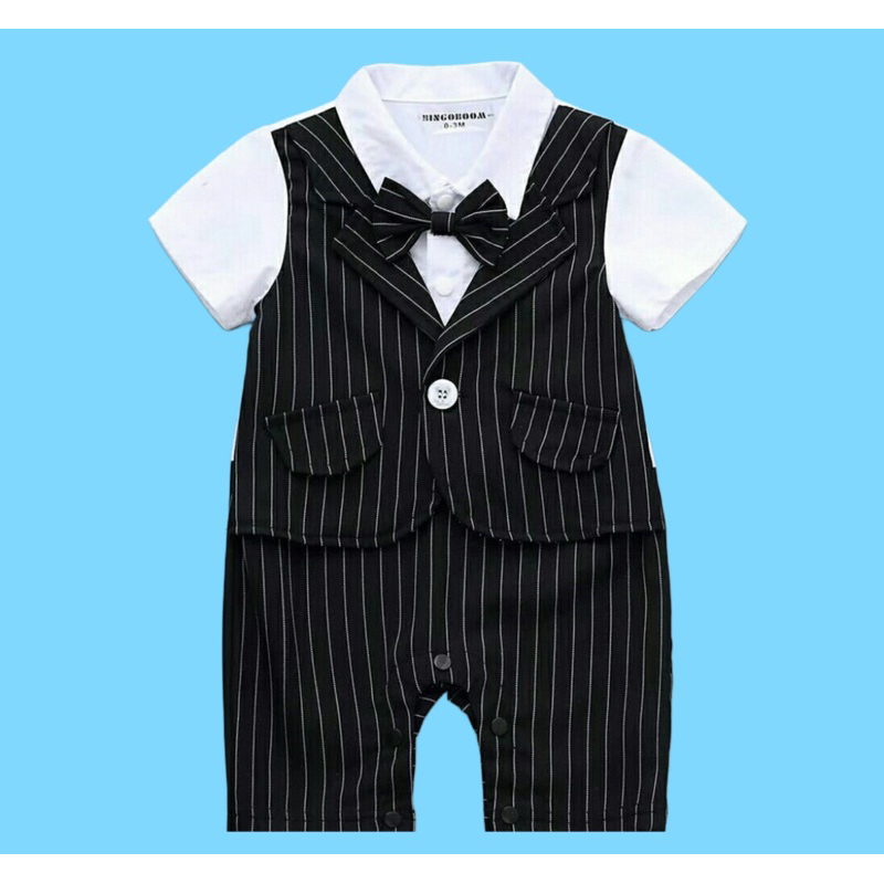 Romper Bayi TUXEDO  new Premium