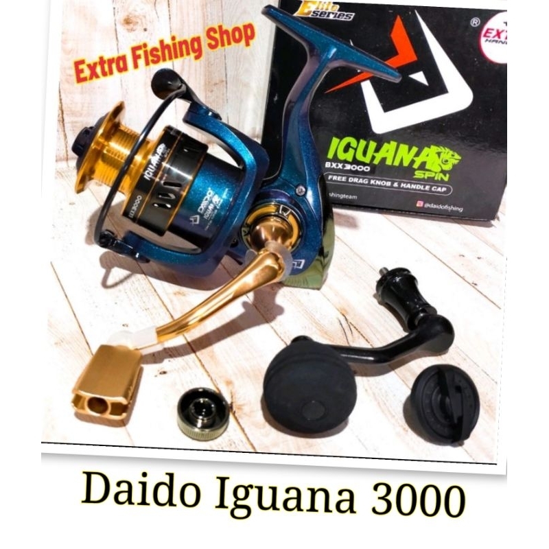 REEL DAIDO IGUANA ELITE SERIES UK 2000 3000 4000 6000|| BONUS HANDLE || 12+1 BB || POWER HANDLE