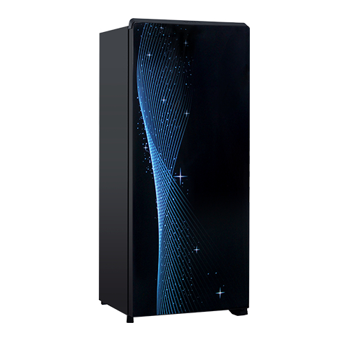 AQUA Kulkas 1 Pintu 165L Big Freezer 71 Watt AQR-D 205 Star Sky Patern