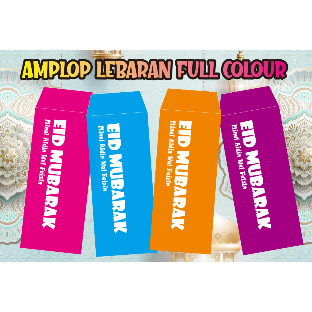 

Amplop Lebaran Full Colour / Amplop lebaran warna warni / Amplop anak anak / Amplop lebaran 2023