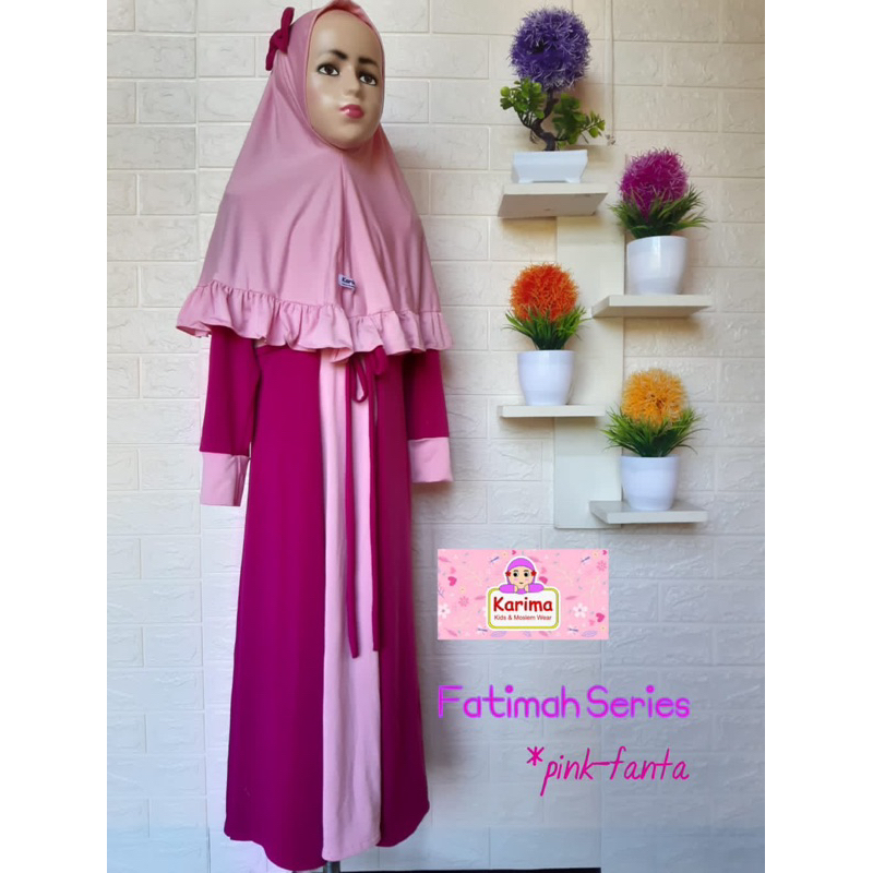 set gamis anak rompi sale romadhon