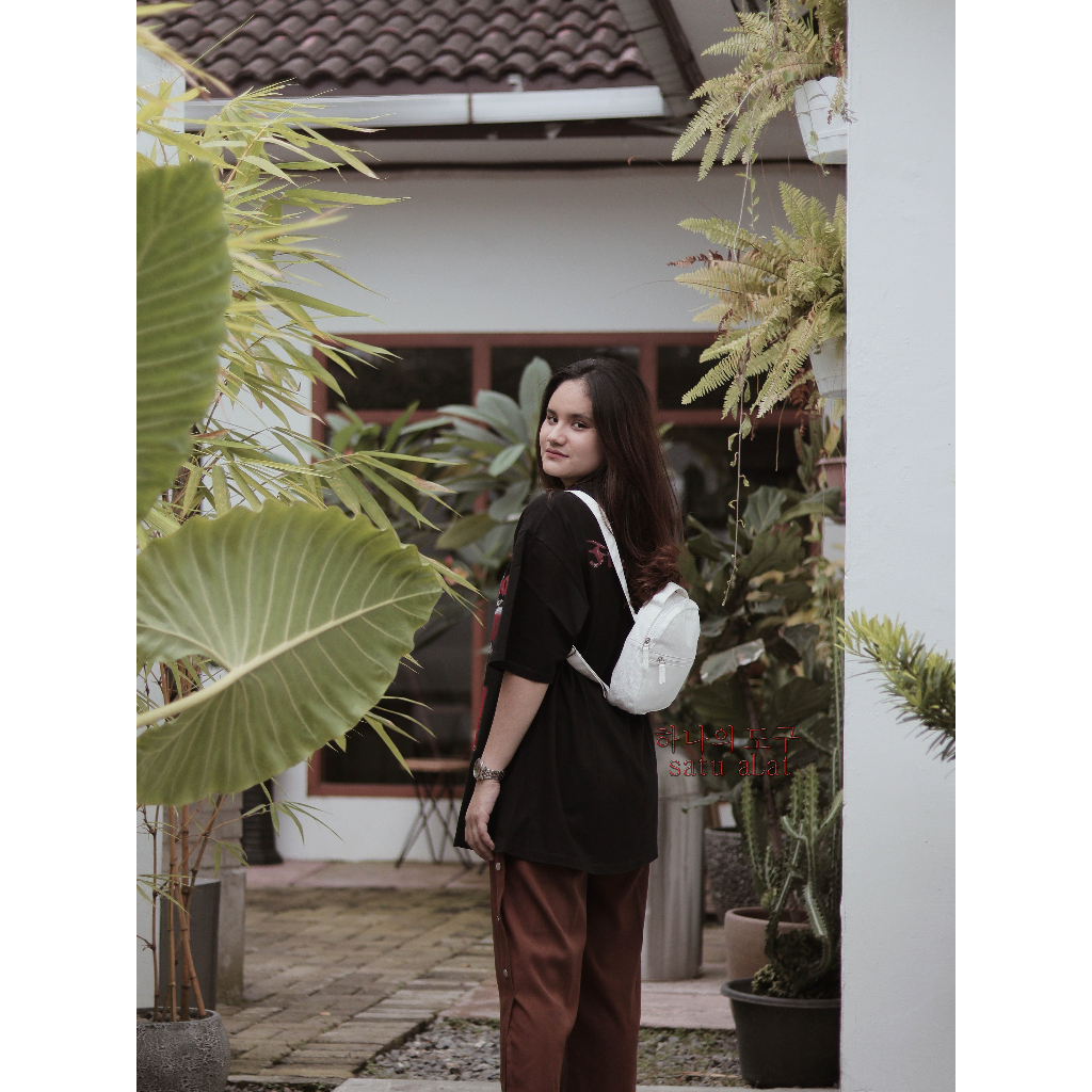 SATU ALAT Tas Ransel Wanita MAIA 2 in 1 Tas Selempang 100% Canvas Premium Tebal