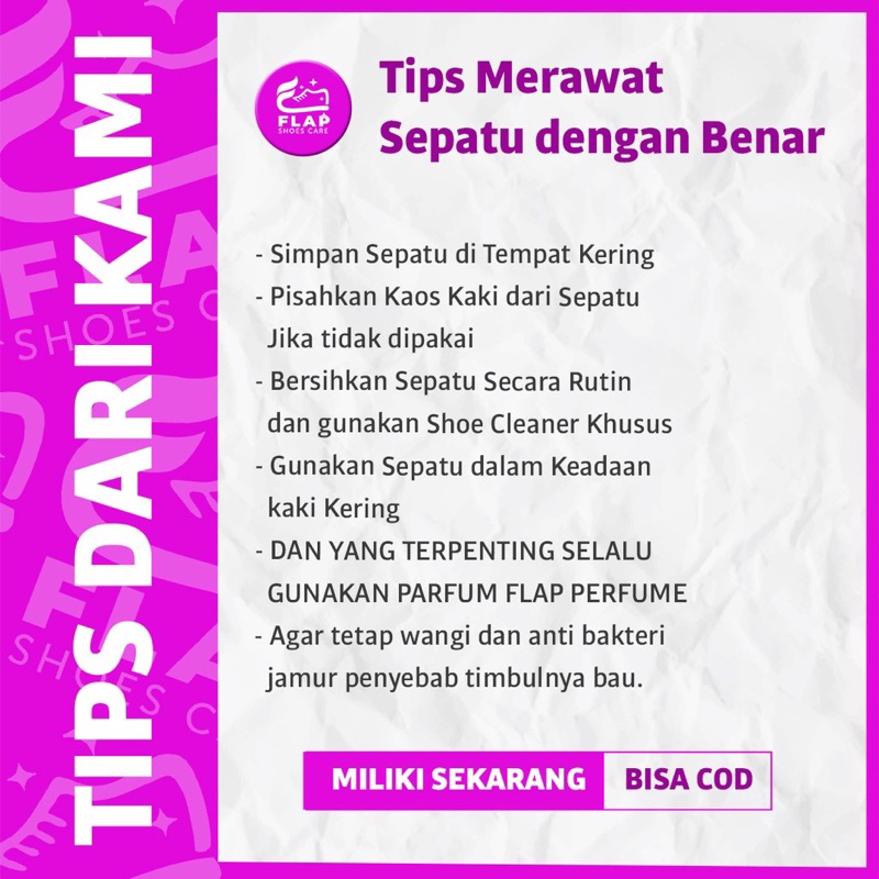 FLAP Shoes Parfum Sepatu Bubblegum Serbaguna Anti Bakteri 100ml