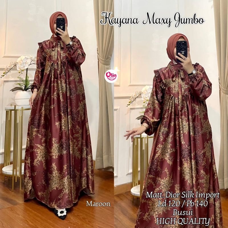 Kayana Maxy Jumbo Original By Olin Gamis Silk Lembut