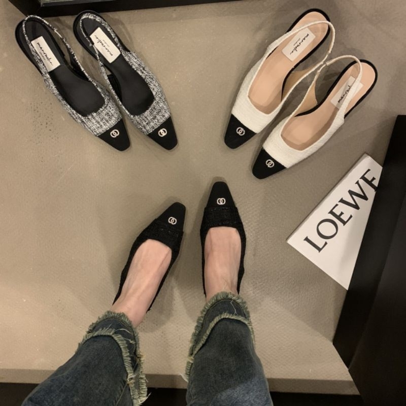 NF0423 - Sandal Flat Hak  Fashion Wanita Import