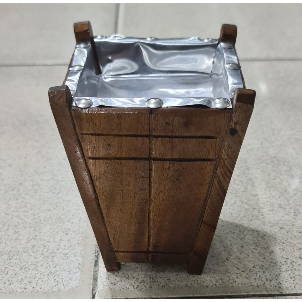 Tempat pembakaran bukhur dupa Mabkhara kayu terompah