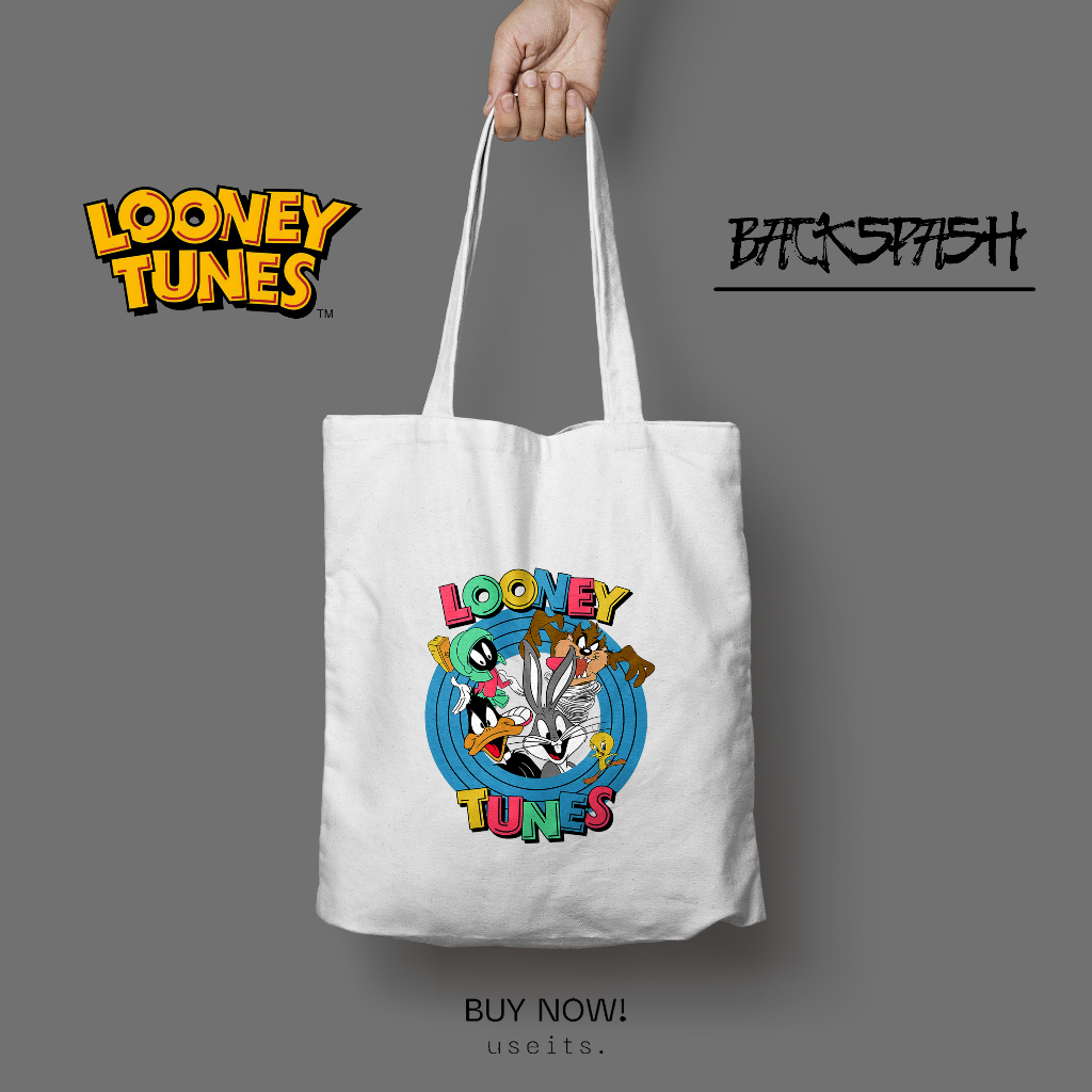 Totebag Tas Looney Tunes Pria Wanita - LOONEY TUNES