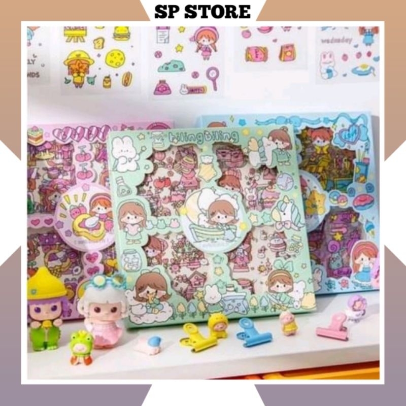 

Stiker Motif Kartun 100 lebar Korea Lucu Anti Air Dekorasi Handbook Scrapbook