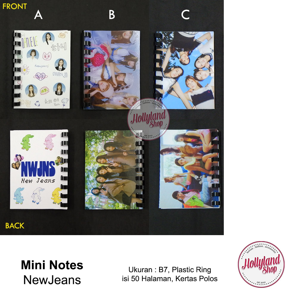 

Notes B7 Buku Tulis Kpop NewJeans NJZ Unofficial