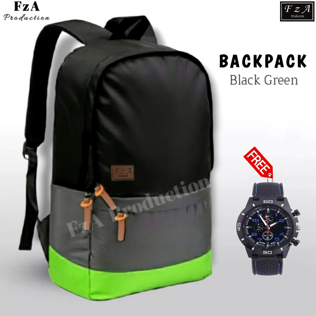 FzA Official - Tas Ransel Gendong Laptop Distro Sekolah Kuliah Pria Wanita Backpack Original Tas Punggung Laptop - BGSPT