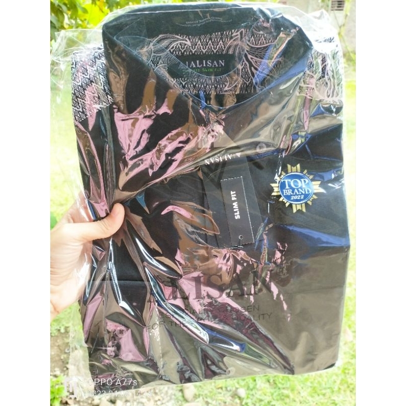 KEMEJA ALISAN SLIMFIT MOTIF PUNDAK BATIK