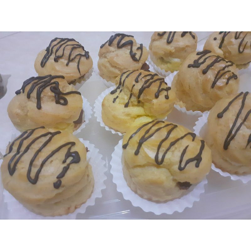 

[kue basah] kue sus isi coklat