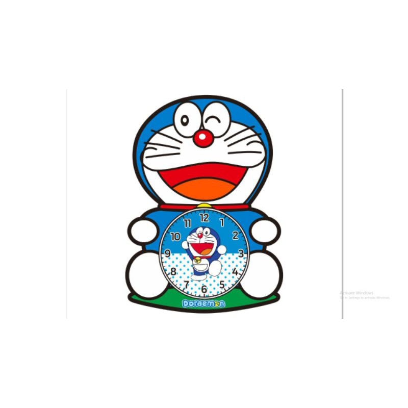 Jam dinding karakter anak lucu