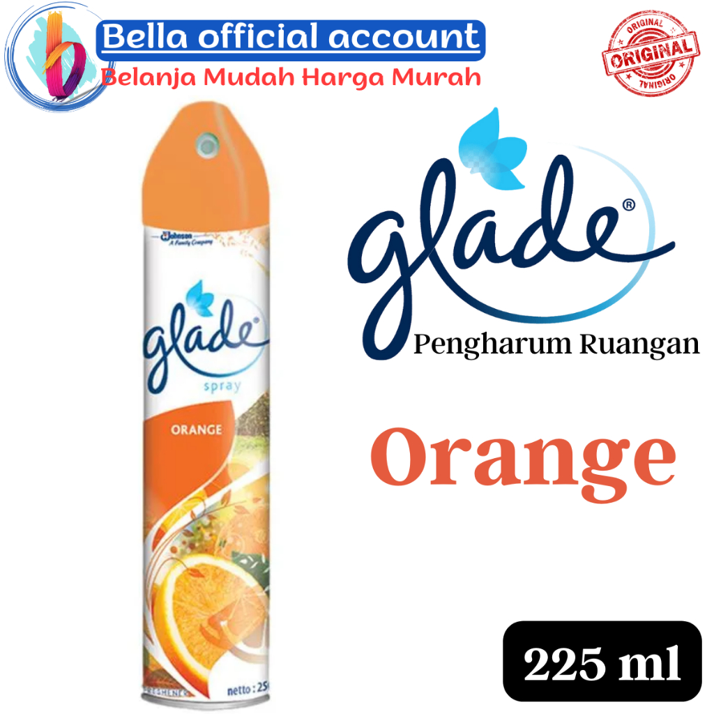 Glade Aerosol Spray Pengharum Ruangan Orange 225 ml