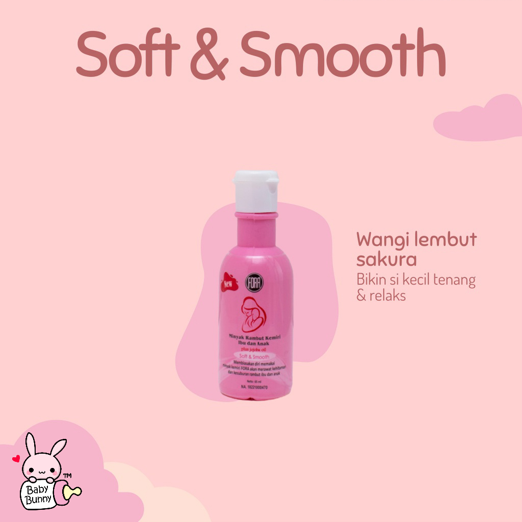 ❤ BELIA ❤ FORA Minyak Kemiri + Jojoba Oil 65mL | minyak rambut ibu dan anak formula baru