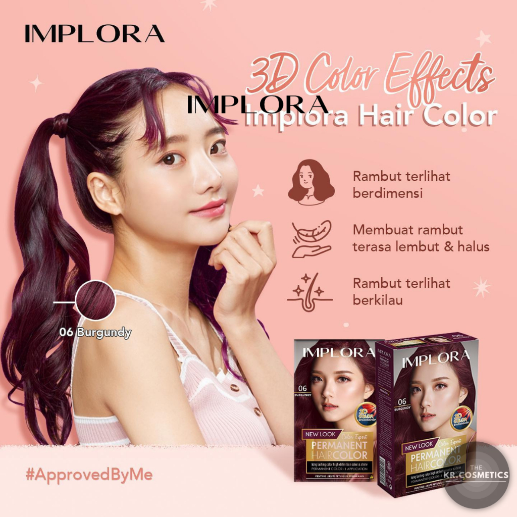 Implora New Permanent Hair Color cat pikok rambut 3,5 gr