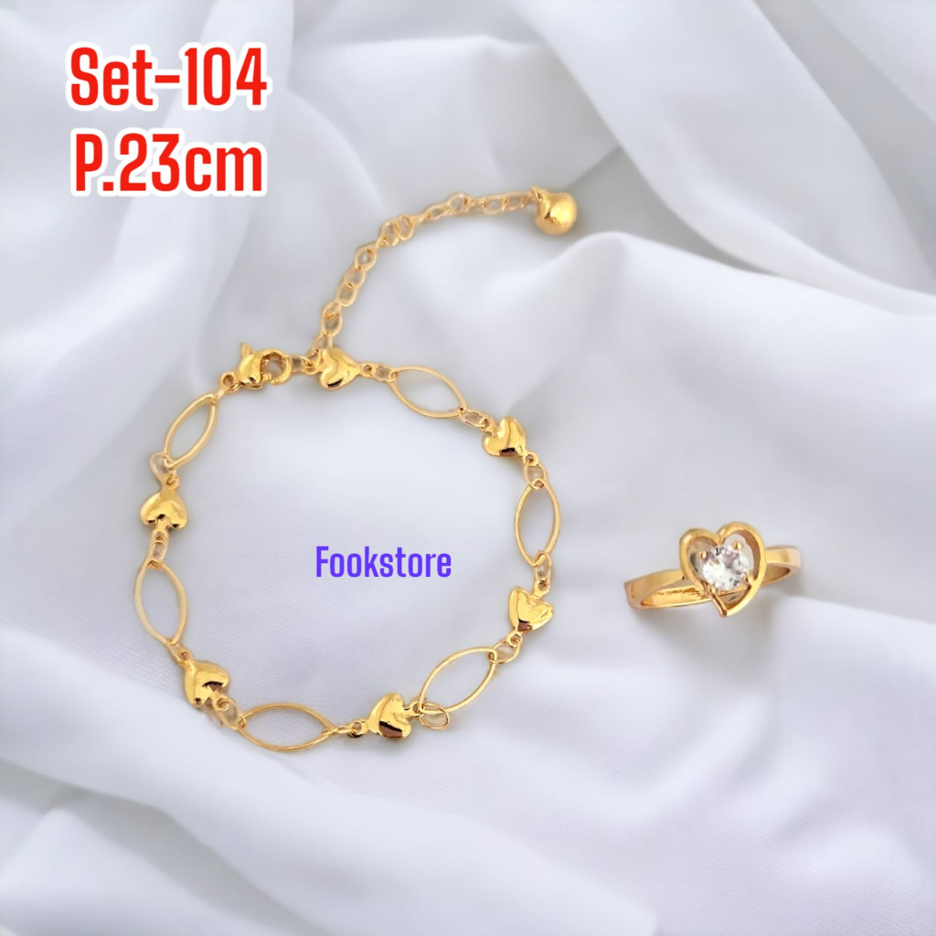 SET GELANG RANTAI DEWASA GRATIS CINAIN 2 IN 1/SET-104