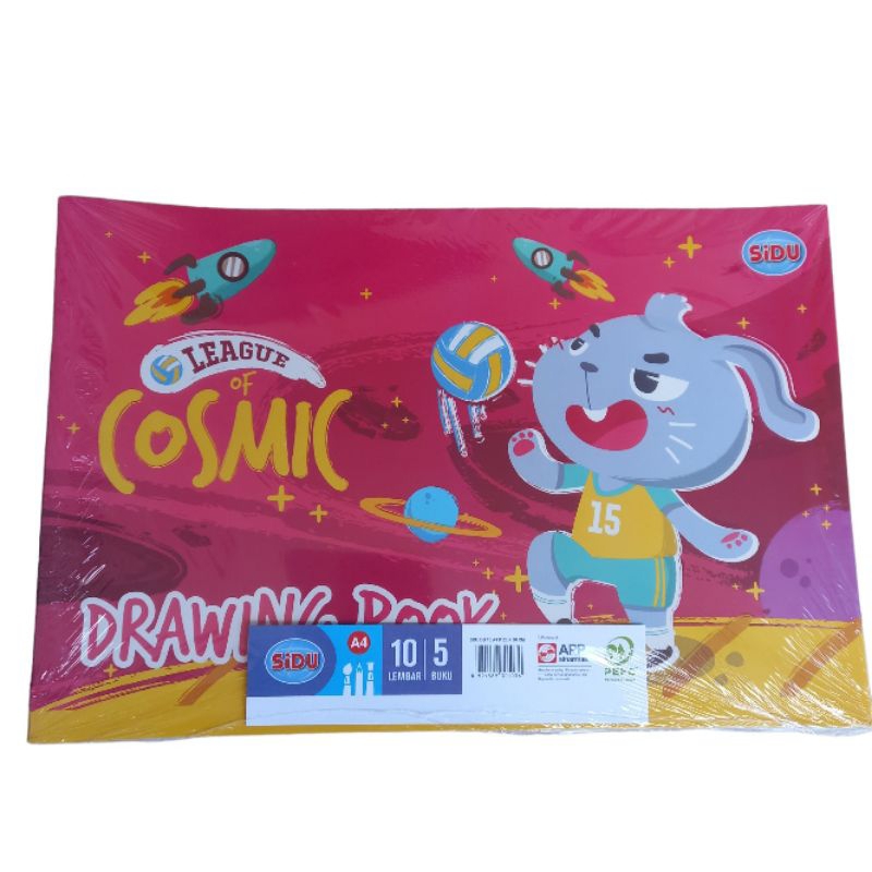 

Buku gambar SIDU A4 per pcs / SIDU buku gambar / Buku gambar Sinar Dunia A4 (1 pcs)