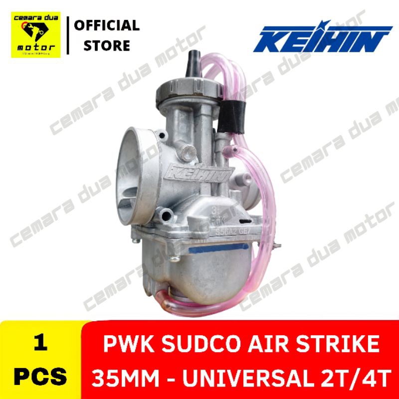 KARBURATOR PWK KEIHIN SUDCO AIR STRIKE 35MM SIRIP SETTINGAN MUDAH QAS UNIVERSAL 2TAK 4TAK AMERICA KA