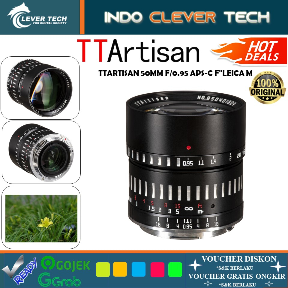 Lensa TTArtisan 50mm f/0.95 Lens for Leica L