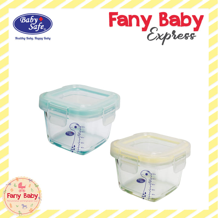 BABY SAFE GLASS CONTAINER 180ML | FC006