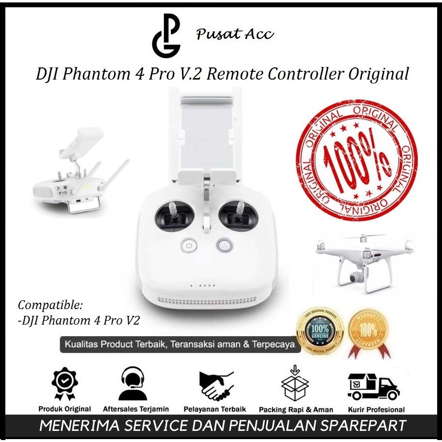 DJI Phantom 4 Pro V.2 Remot Controller Original for Phantom 4 Pro V.2 Remote Second